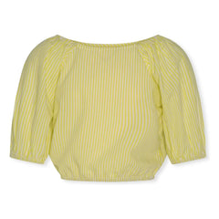 AO76 - Blusa Neha a Rayas | Amarillo