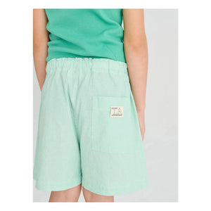 True Artist - Pantalones cortos a rayas verdes N°11