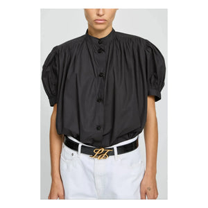 Laurence Bras - Blusa de algodón Ajmer | Negro