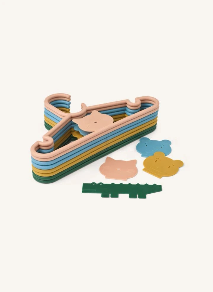 Liewood - Perchas Falton - Set de 8 | Yuzu Multi Mix