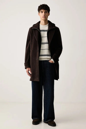 Jersey de lana con refuerzo Barbour para hombre Fasey