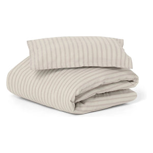 garbo&friends - Juego de cama a rayas | Beige