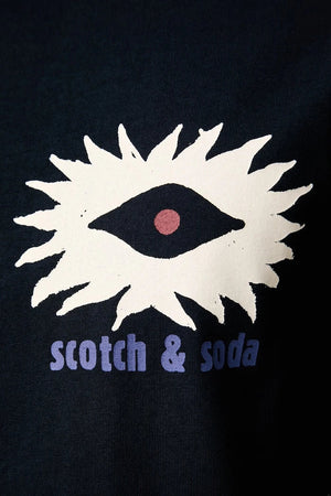 Camiseta de algodón para hombre Scotch & Soda