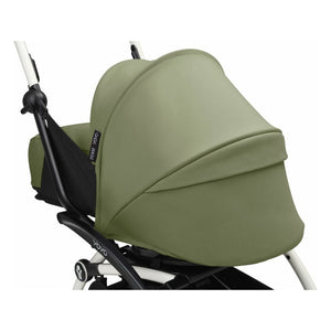 Stokke® - Cochecito de recién nacido YOYO³ 0+ Chasis blanco | Olivo