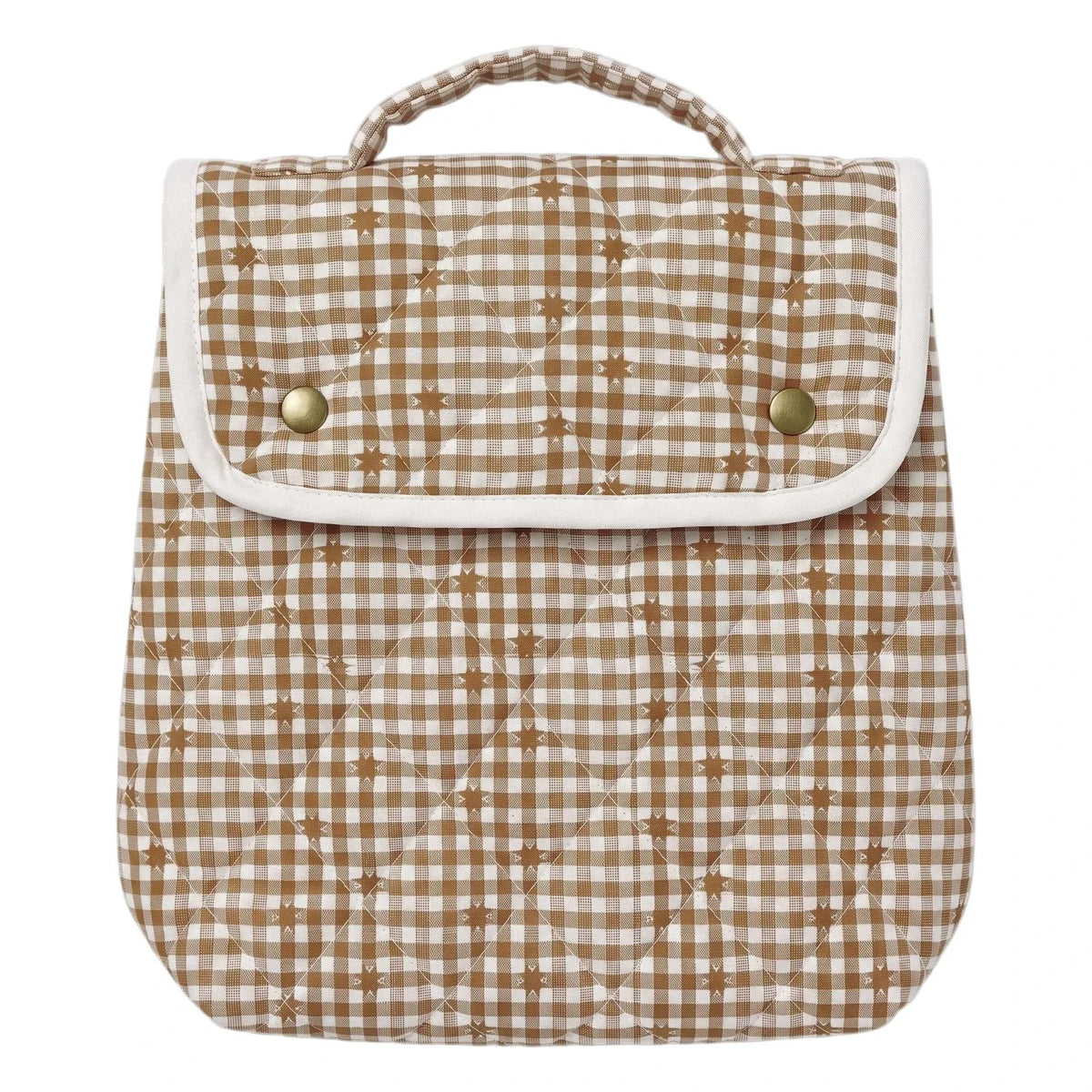 Editions Aimable - Bolsa de merienda Simone | Noisette Vichy algodón