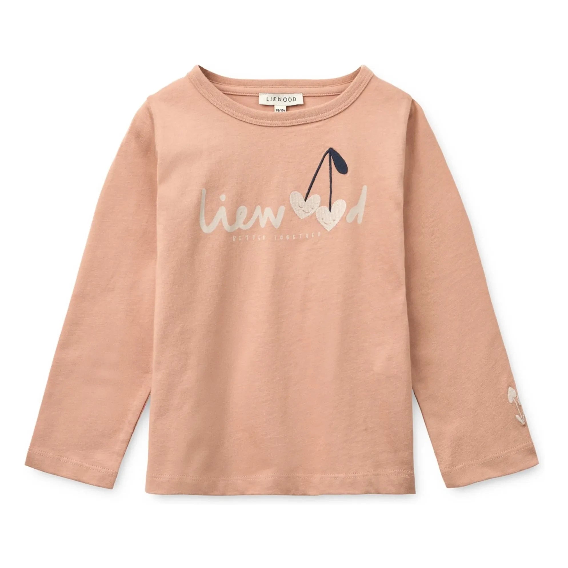 Liewood - Camiseta Apia Corazones Algodón Orgánico | Rosa