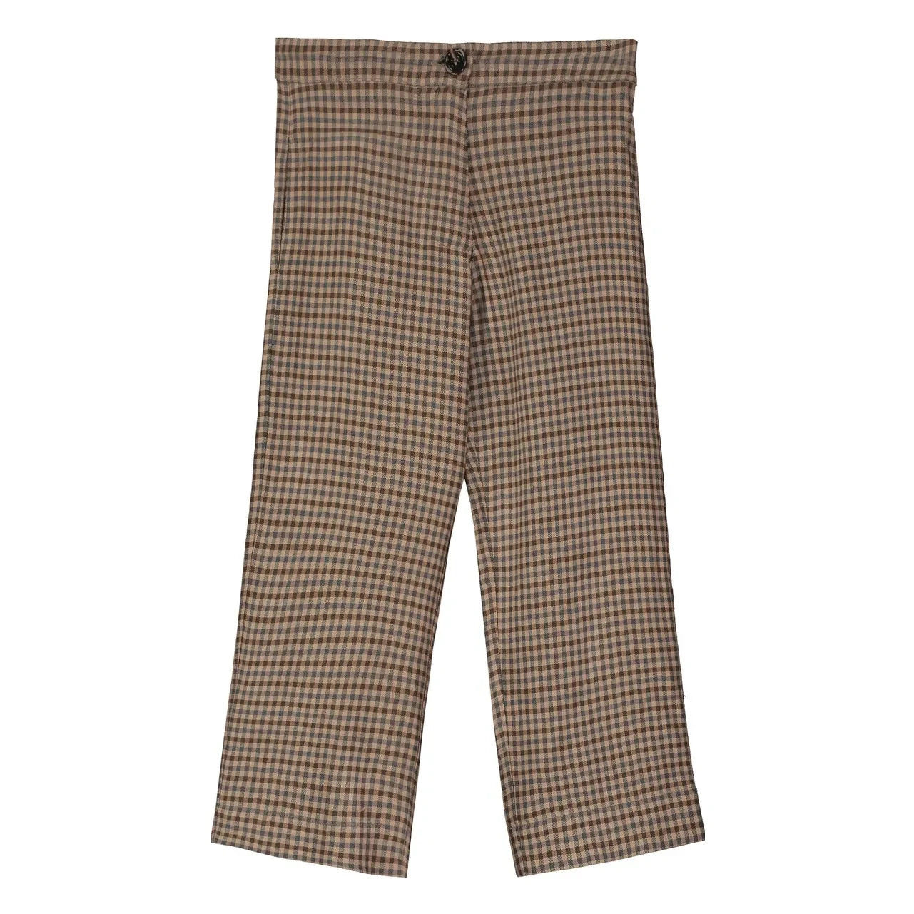 Tangerine - Pantalón de corte estrecho a cuadros | Marrón
