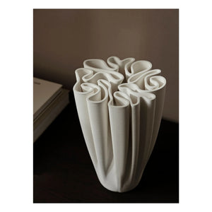 Ferm Living - Jarrón Dedali | Crema