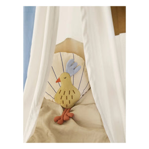 Ferm Living Kids - Cojín de pavo real | Beige