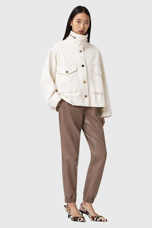 Pantalones de cuero AllSaints JEN