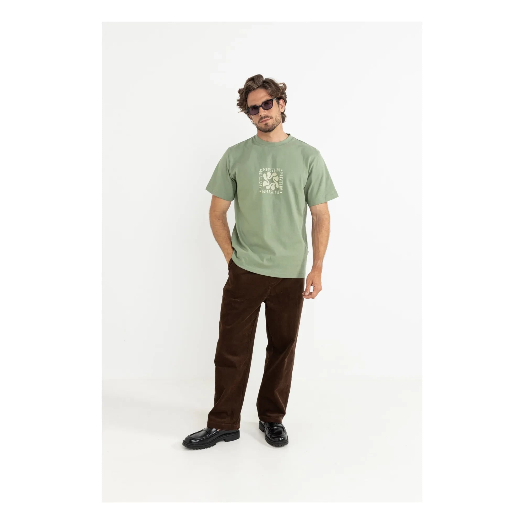 Rhythm - Camiseta Vintage Barn | Verde