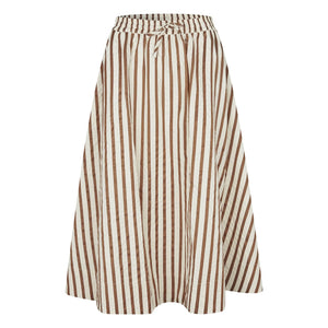 Lollys Laundry - Falda de algodón Bristol | Moca