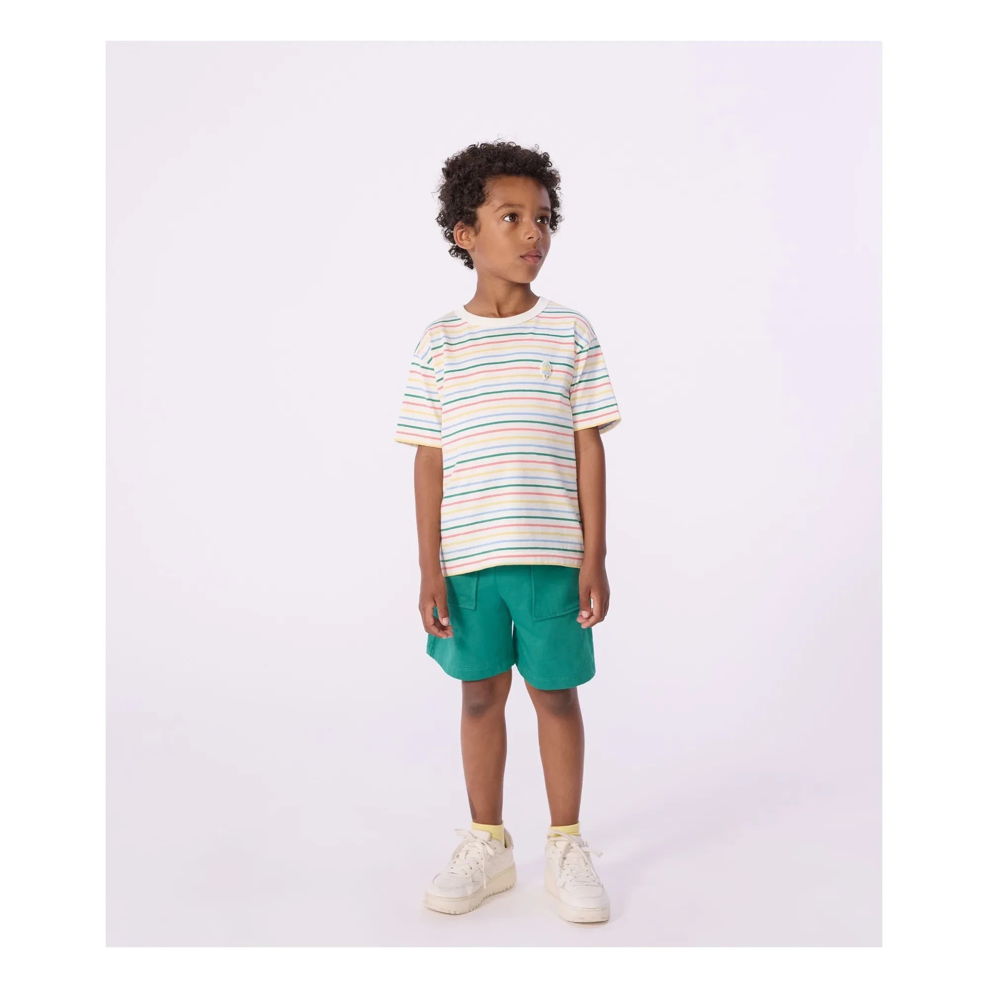 Petit Bateau - Camiseta Rayas | Amarillo