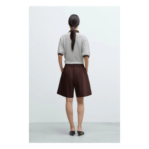 Cordera - Bermudas sastre lana | Burdeos