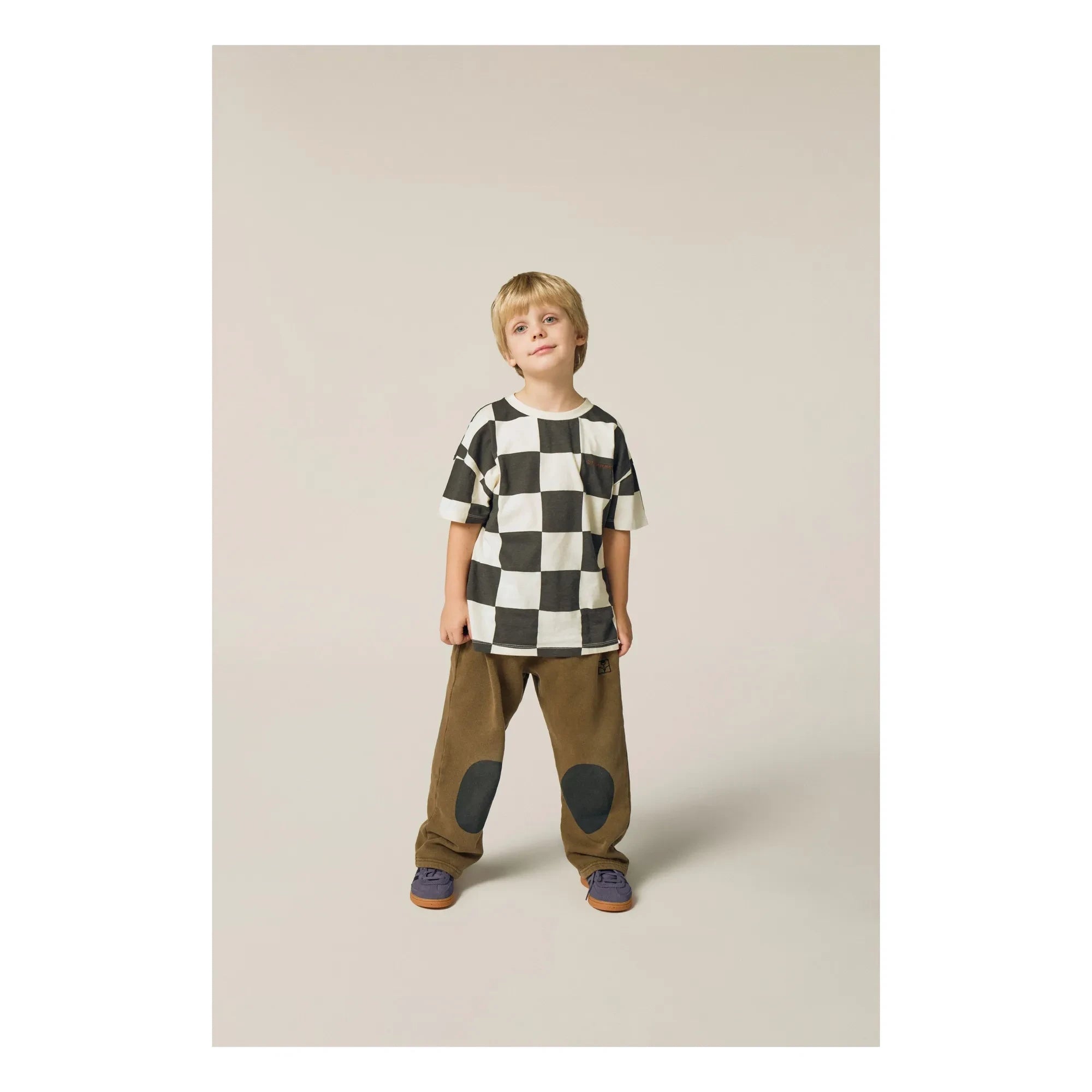The Campamento - Damier Camiseta | Crudo