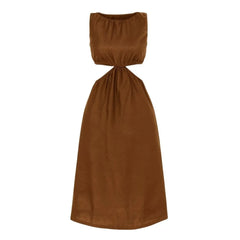 Vanessa Sposi - Vestido con aberturas laterales | Chocolate