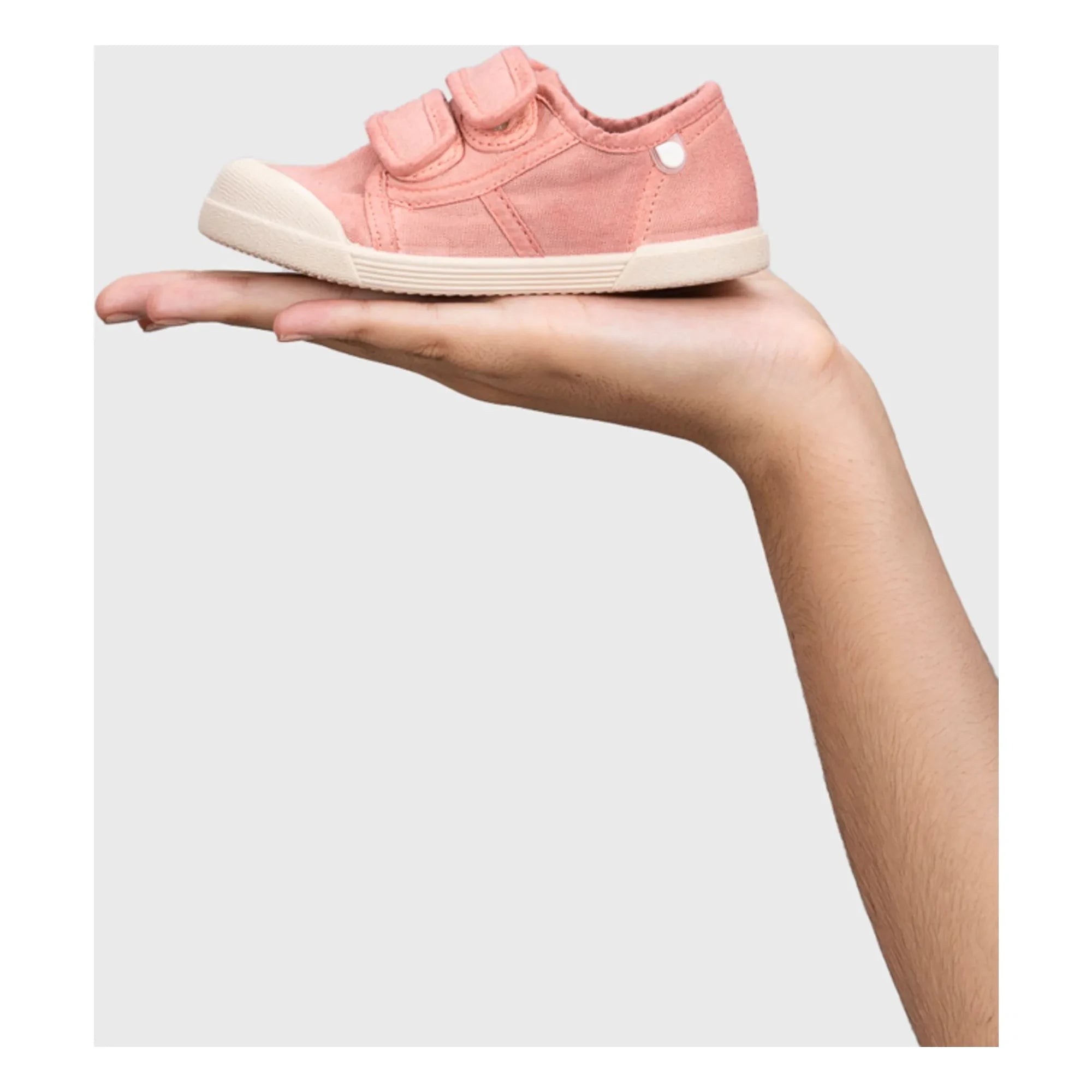 Igor - Zapatillas deportivas de doble raya Lona | Rosa pálido