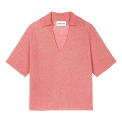 Bompard - Polo de alpaca y cachemira de seda | Rosa caramelo