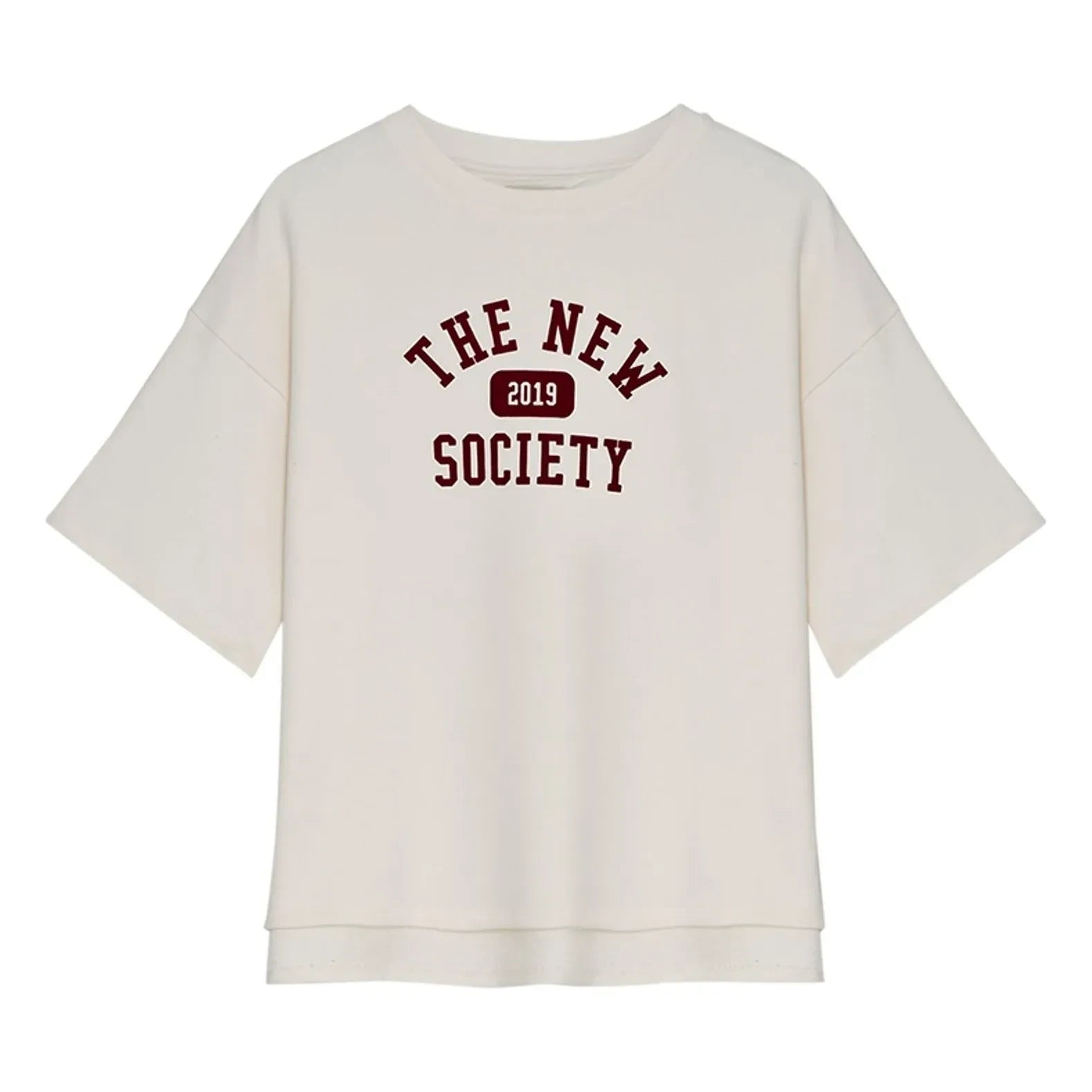 the new society - Camiseta de algodón Ivy | Blanco