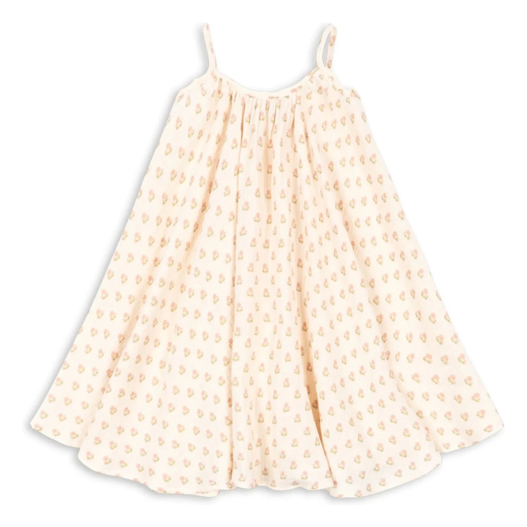 Konges Sløjd - Vestido sin tirantes de algodón orgánico coco | Rosa claro