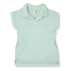 1+ in the family - Valldemosa Terry Dress | Almendra verde