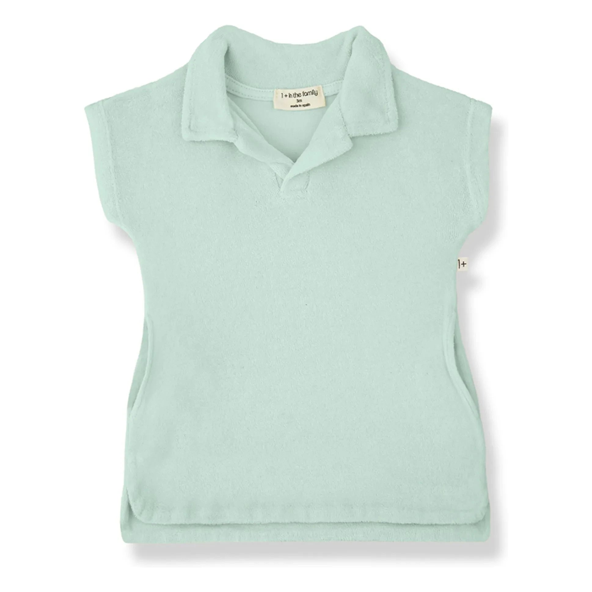 1+ in the family - Valldemosa Terry Dress | Almendra verde