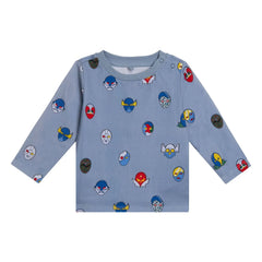 Stella McCartney Kids - Süper Kahraman Tişört | Mavi