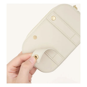 Cafide - Cartera de piel vegana | Beige
