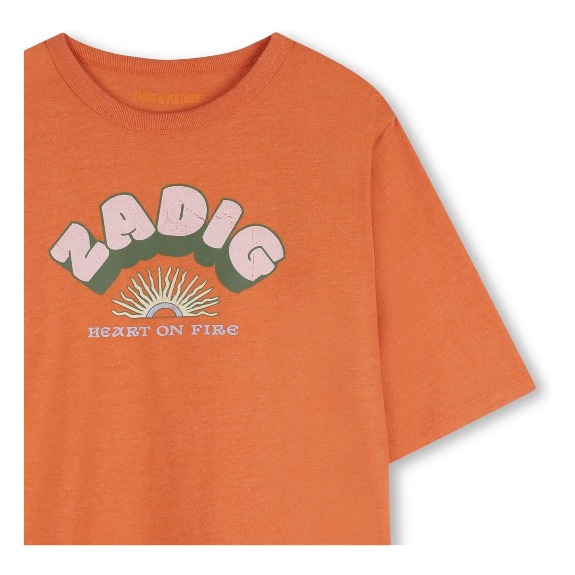 Zadig & Voltaire - Camiseta Kalbimde Ateş | Naranja