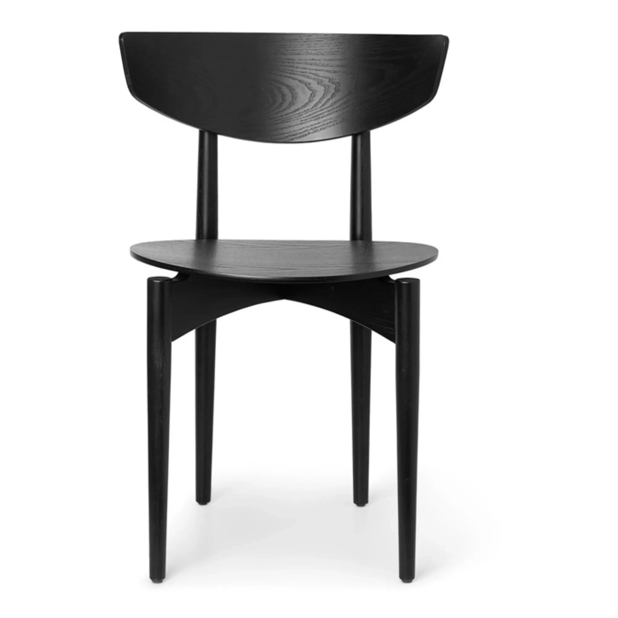 Ferm Living - Silla de madera Herman | Negra