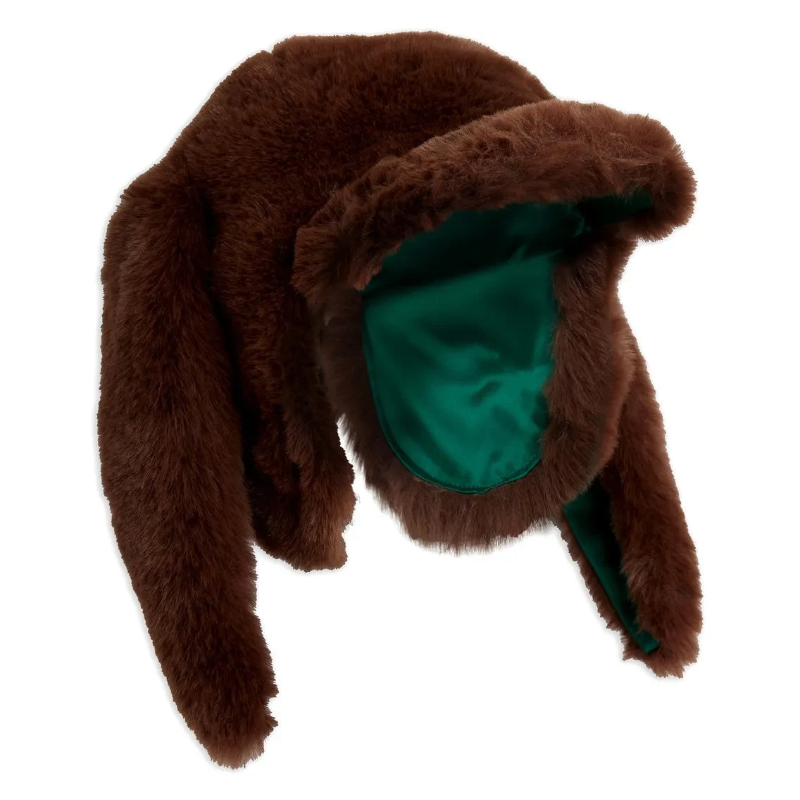 Mini Rodini - Gorro chapka con orejeras de lana | Marrón