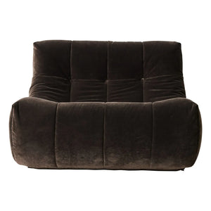 HKliving - Sofá chaiselongue | Marrón