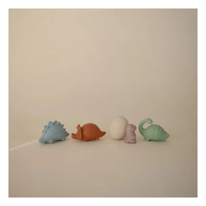 Mushie - Juguetes de baño Dinosaurios 4 unidades