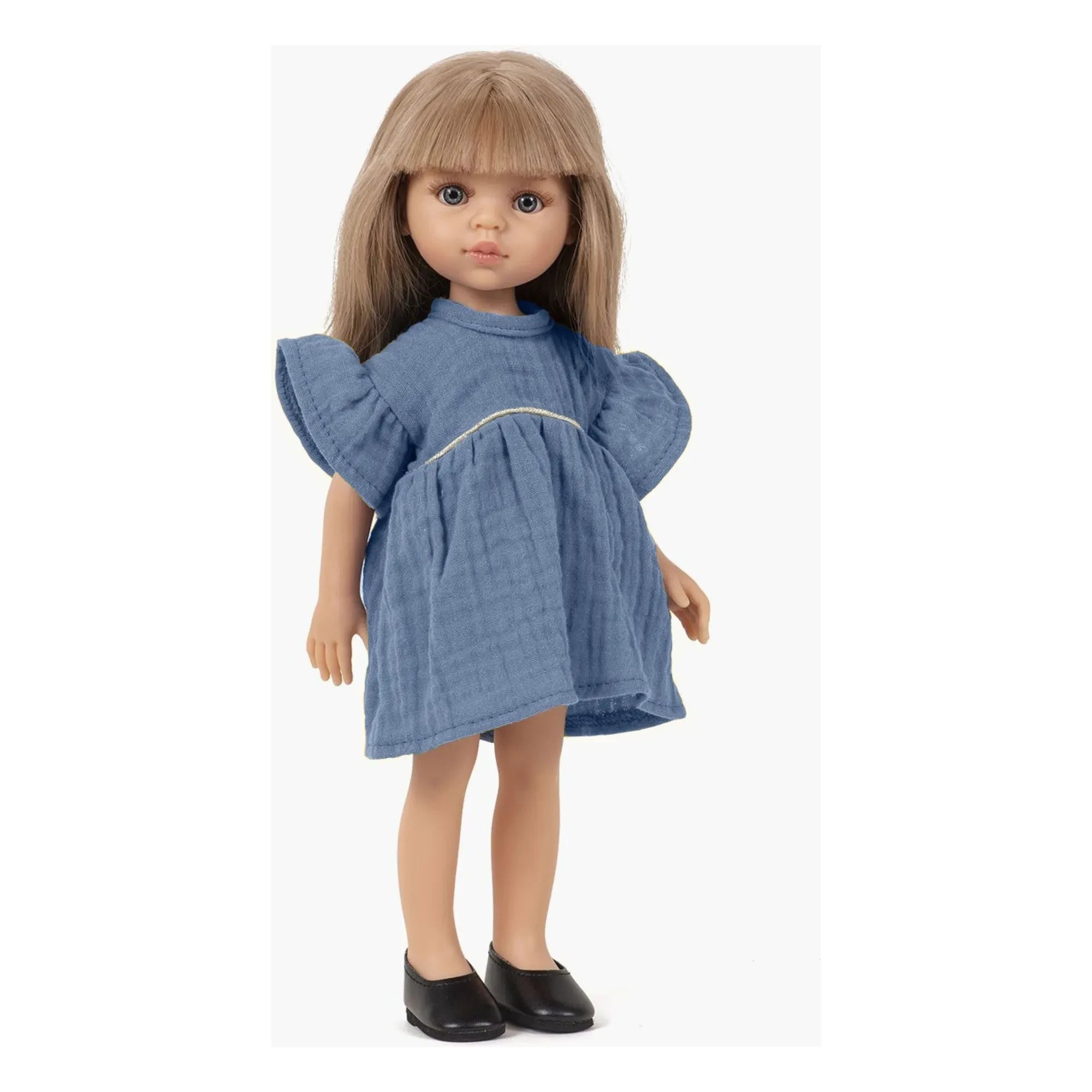Minikane - Muñeca Amigas Carla con vestido de margaritas | Azul
