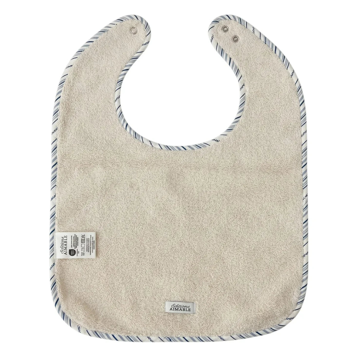 Editions Aimable - Bib Bertille | Popelina a rayas Azure