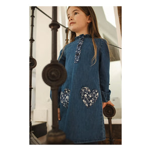 Louis Louise - Sylvie Denim Elbise | Mavi