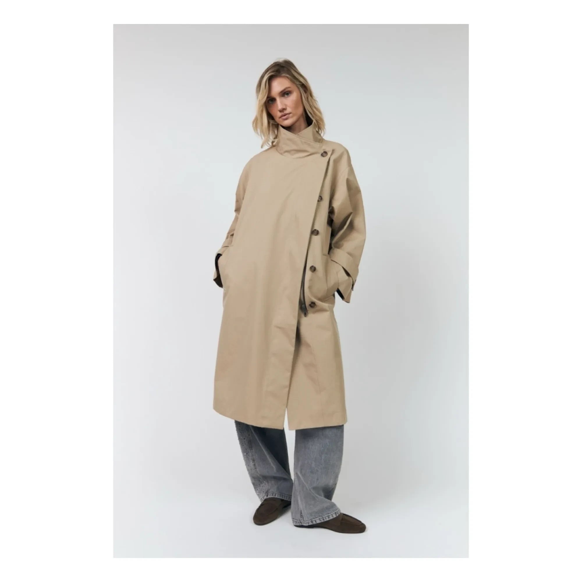 Lollys Laundry - Gabardina Russi Cotton | Beige