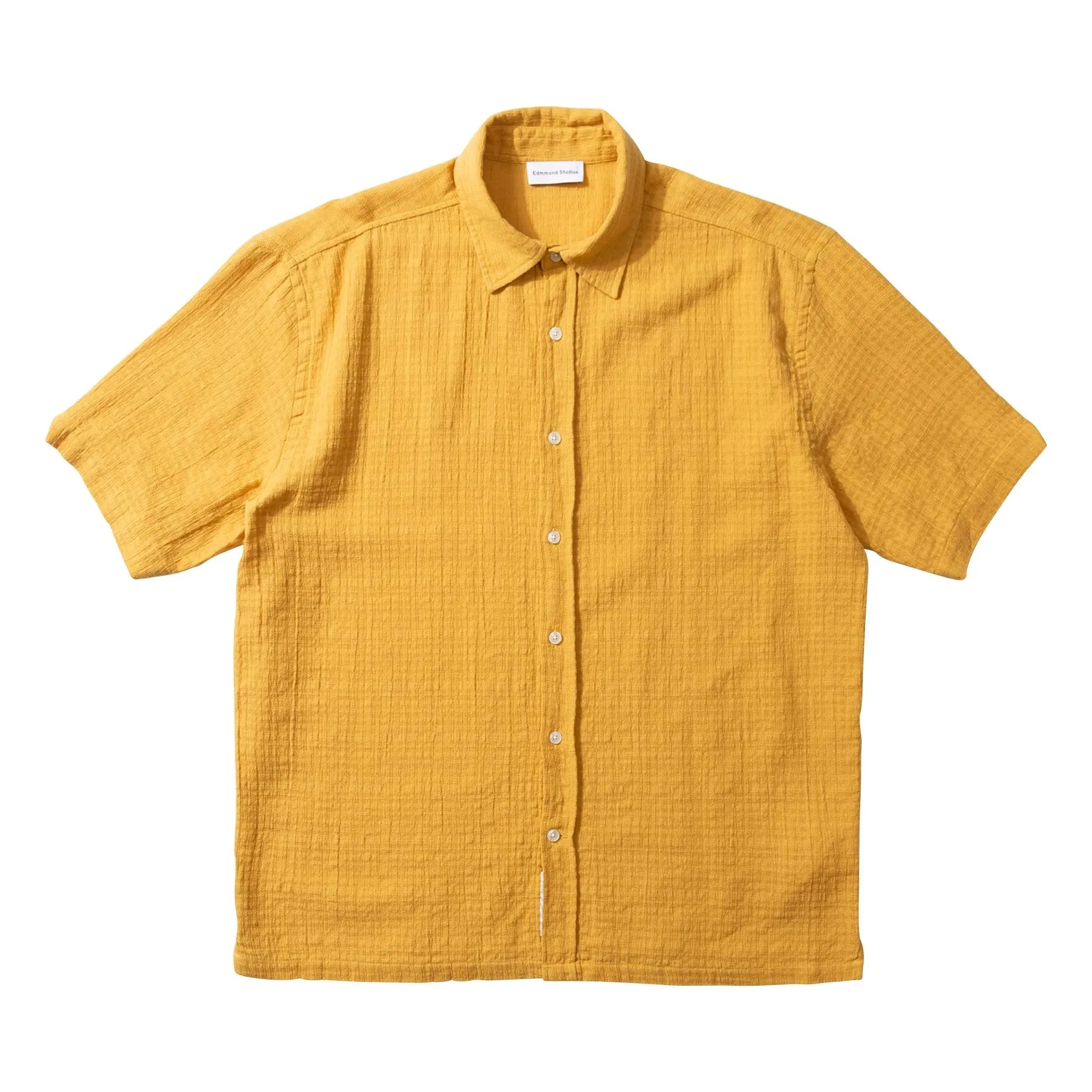 Edmmond Studios - Camisa de manga corta color mostaza Straw Land