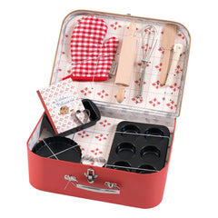 Moulin Roty - Juego de Pasta - 11 Accesorios | Rojo