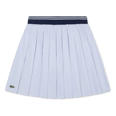 Lacoste - Falda plisada de fibra reciclada | Azul claro