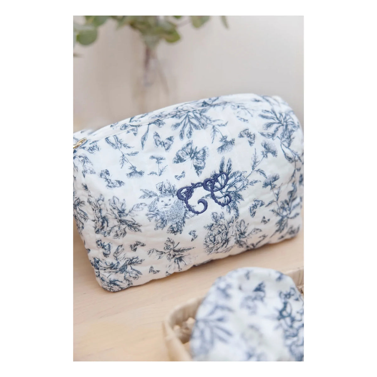 Tartine et Chocolat - Bolsa de aseo Toile de Jouy | Azul marino