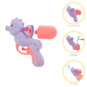 Legami - Pistola de Agua Caballito de Mar para Niños - Pistola de Agua