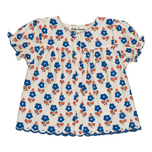 Hello Simone - Lana Fleurie blusa | Blanca