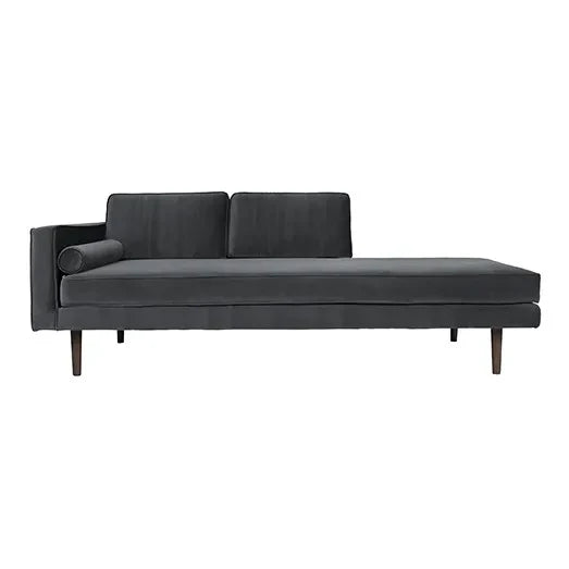 Broste Copenhagen - Sillón de relax Wind Velvet | Carbono