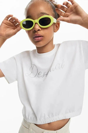 Camiseta de algodón para niños Desigual