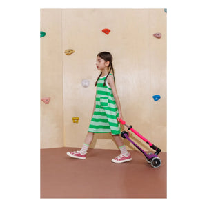 Patinete Micro - Maxi Plegable Neón LED | Rosa