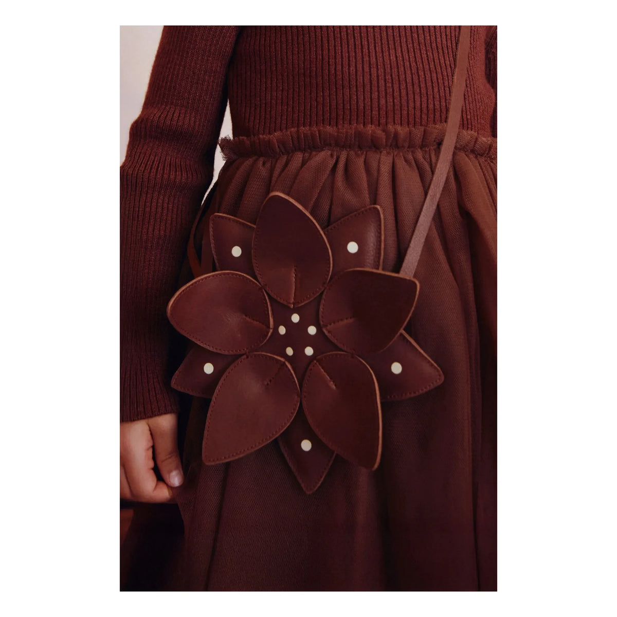 Donsje - Bolso Wonda Fleur d'Hivers | Marrón