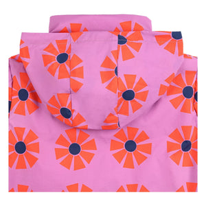 Bobo Choses - Chaqueta impermeable de fibra reciclada Kaleidoscope | Lila