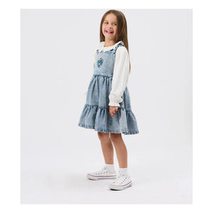 Goldie + Ace - Denim Elbise - Goldie + Ace x Schtroumpfs | Mavi