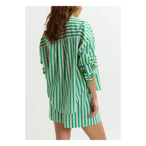 Essentiel Antwerp - Camisa a rayas Jelief | Verde